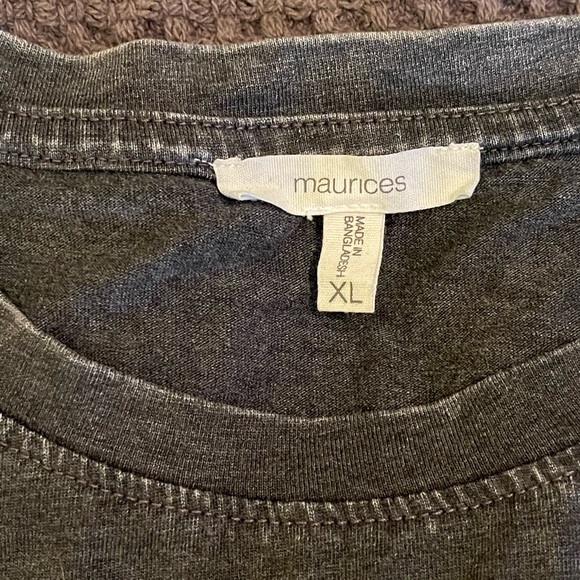 Maurices Stay Wild Graphic Kids T-Shirt - Charcoal - Picture 2 of 2